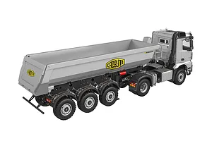 Kabolite K5801 RC Truck Electric 4WD 1/14 Scale RTR with Electric Axle Tipper Trailer - Silver image 111680