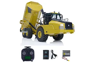 Kabolite K960 RC Dump Truck Electric 6WD 1/20 Scale RTR with Electric Tipper - Yellow image 111702