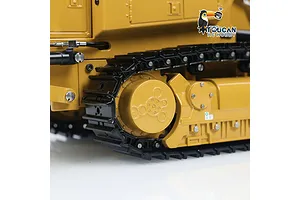 Kabolite K963 100 RC Front Loader Electric Tracked 1/16 Scale RTR with Lights - Yellow image 111724