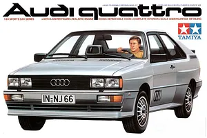 Tamiya 1/24 Audi Quattro Car Scaled Plastic Model Kit image 111796