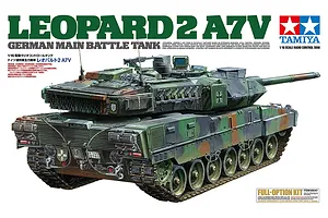 Tamiya Leopard 2 A7V RC Main Battle Tank Electric Tracked 1/16 Scale Kit image 111805