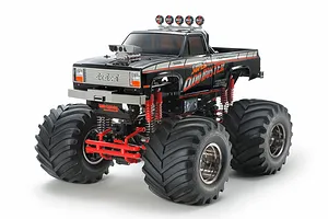 Tamiya Super Clod Buster 4WS RC Monster Truck Electric 4WD 1/10 Scale Kit (No ESC) - Black image 111851