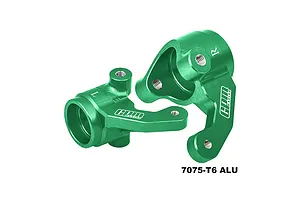GPM Aluminium Steering Hubs 2Pcs - Green