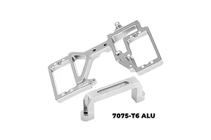 GPM Aluminium Servo Mount Set - Silver