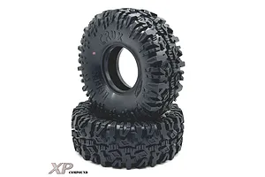 Reefs RC 1.9" Crux XP Compound (Pink) Crawler Tyres with Foam Inserts 2Pcs