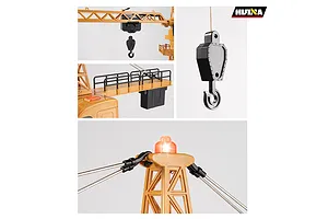 HuiNa 1585 Tower Crane RC Construction Vehicle Electric 1/14 Scale RTR image 112224