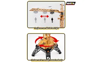 HuiNa 1585 Tower Crane RC Construction Vehicle Electric 1/14 Scale RTR image 112225