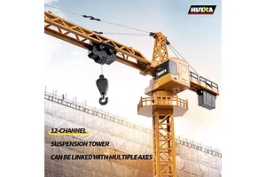 HuiNa 1585 Tower Crane RC Construction Vehicle Electric 1/14 Scale RTR image 112228