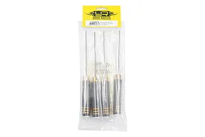 Yeah Racing Aluminium 0.05mm, 1/16", 3/32", 5/64" Hex Driver Wrench Set 4Pcs - Black/Gold image 112261