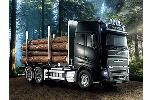 Tamiya Volvo FH16 Globetrotter 750 Timber RC Truck Electric 4WD 1/14 Scale Kit image 112373