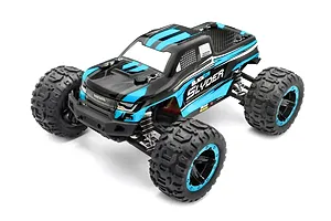 BlackZon Slyder MT RC Monster Truck Electric 4WD 1/16 Scale RTR - Blue image 112584