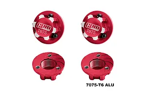 GPM Aluminium 17mm Wheel Lock Nuts 4Pcs - Red image 112865