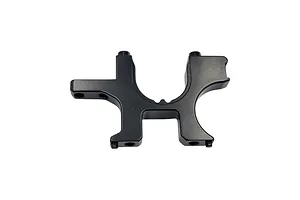 RC Maker Aluminium Front Left V2 Bulkhead 1Pc - Black image 112961