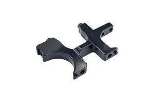 RC Maker Aluminium Front Left V2 Bulkhead 1Pc - Black image 112962