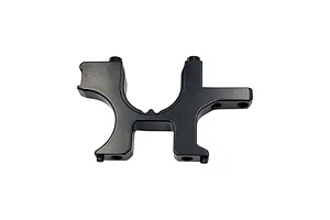 RC Maker Aluminium Front Right V2 Bulkhead 1Pc - Black