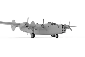Airfix 1/72 Consolidated B-24D Liberator Bomber Scaled Plastic Model Kit image 113030