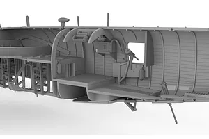 Airfix 1/72 Consolidated B-24D Liberator Bomber Scaled Plastic Model Kit image 113032