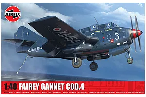 Airfix 1/48 Fairey Gannet COD.4 Anti-Submarine Aircraft Scaled Plastic Model Kit image 113051