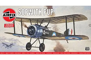 Airfix 1/72 Sopwith Pup Fighter Scaled Plastic Model Kit image 113135