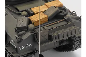 Tamiya M4 Sherman 105mm Howitzer RC Tank Electric 1/16 Scale Kit image 113150