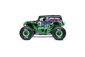 Losi LMT 2.0 RC Monster Truck Electric Brushless 4WD 1/8 Scale RTR - Grave Digger image 113186