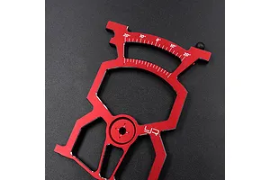 Yeah Racing 1/10 Aluminium Universal Set Up System Ver.3 - Red image 113285