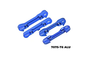 GPM Aluminium Front and Rear Suspension Mounts 4Pcs - Blue