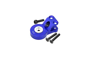 GPM Aluminium 25T Servo Horn with Built in Servo Saver - Blue image 113364