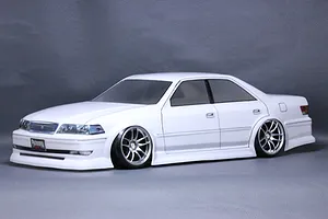 Pandora RC 1/10 Toyota Mark2 100 Tourer-V Unpainted Body Shell - Clear image 11353
