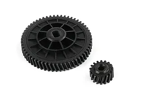 Rovan Hardened Steel 17T/57T Helical Spur Gear and Pinion Set - Hex Clutch