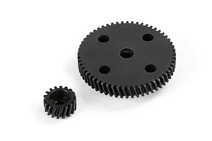Rovan Hardened Steel 17T/57T Helical Spur Gear and Pinion Set - Hex Clutch image 113529
