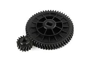 Rovan Hardened Steel 17T/57T Helical Spur Gear and Pinion Set - Hex Clutch image 113532