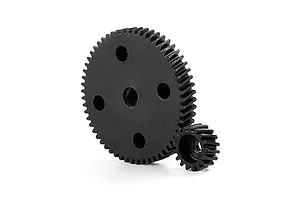 Rovan Hardened Steel 17T/57T Helical Spur Gear and Pinion Set - Hex Clutch image 113533