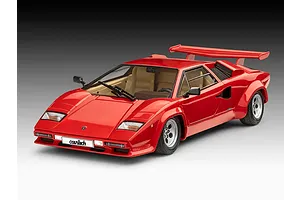 Revell 1/24 Lamborghini Countach LP500S Car Scaled Plastic Model Kit image 113546