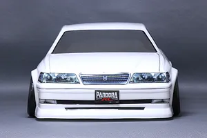 Pandora RC 1/10 Toyota Mark2 100 Tourer-V Unpainted Body Shell - Clear image 11357