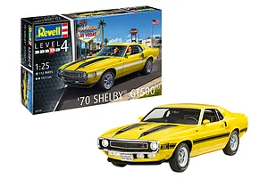 Revell 1/24 1970 Shelby Mustang GT500 Car Scaled Plastic Model Kit image 113620