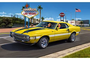 Revell 1/24 1970 Shelby Mustang GT500 Car Scaled Plastic Model Kit image 113628