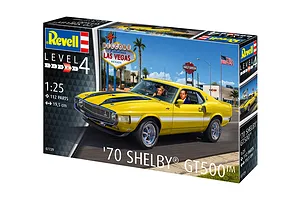 Revell 1/24 1970 Shelby Mustang GT500 Car Scaled Plastic Model Kit image 113632