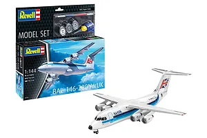 Revell 1/144 BAE 146 (RJ85) "AirUK" Carrier Jet Scaled Plastic Model Starter Kit image 113654
