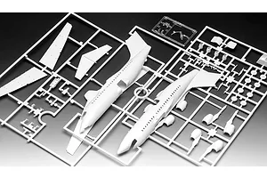 Revell 1/144 BAE 146 (RJ85) "AirUK" Carrier Jet Scaled Plastic Model Starter Kit image 113664