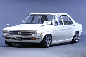 Pandora RC 1/10 Nissan Sunny B110 4 Door Unpainted Body Shell image 11369