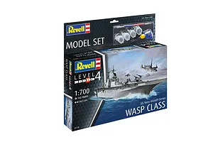 Revell 1/700 Assault Carrier USS WASP Class Scaled Plastic Model Starter Kit image 113686