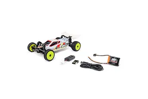 Losi Micro-B 2S RC Buggy Electric 2WD 1/24 Scale RTR - White image 113690
