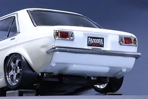 Pandora RC 1/10 Nissan Sunny B110 4 Door Unpainted Body Shell image 11374
