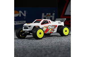 Losi Micro-T RC Stadium Truck Electric 2WD 1/28 Scale RTR - White image 113826