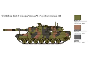 Italeri 1/35 Leopard 2 A4 Tank Scaled Plastic Model Kit - War Thunder Series image 113962