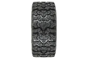 Pro-Line 2.8" Jaeger M2 (Medium Compound) Belted Tyres on Black Raid Rims - Glued Wheels 2Pcs image 114013