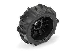 Pro-Line 1.2" Dumont MTD (Firm Compound) Paddle Tyres on Satin Silver Raid Rims - Glued Wheels 4Pcs image 114017