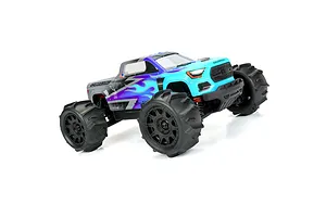 Pro-Line 1.9" Dumont MTD (Firm Compound) Paddle Tyres on Black Raid Rims - Glued Wheels 4Pcs image 114027