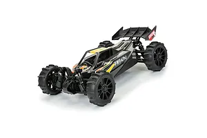 Pro-Line 1.9" Dumont MTD (Firm Compound) Paddle Tyres on Black Mach-10 Rims - Glued Wheels 4Pcs image 114033